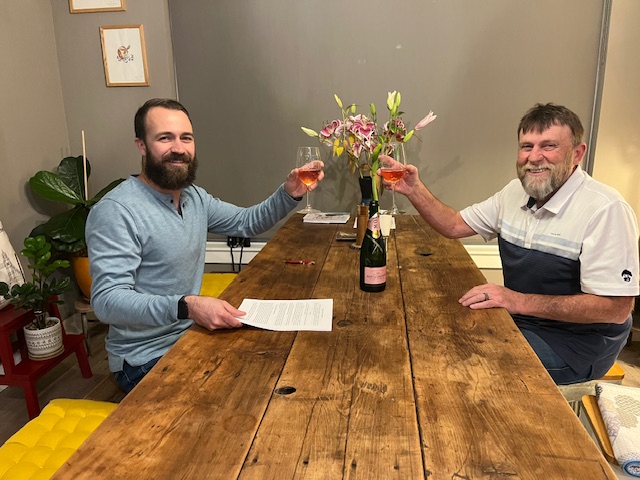 Atomic Fire Protection Signing From Robert to Nick