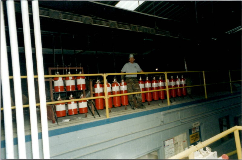 Robert Farris on industrial suppression system installation